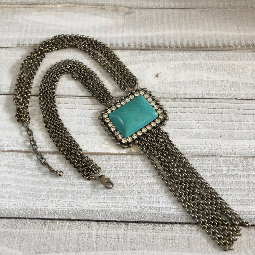 Fashion Jewelry Necklace with silver like braid